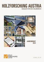 Cover des Jahresberichtes der Holzforschung Austria 2024.