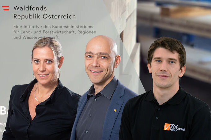 Group photo with Sylvia Polleres, Martin Weigl-Kuska and Simon Lux.