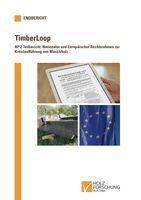Cover eines der Forschungsberichte des Projekts TimberLoop.