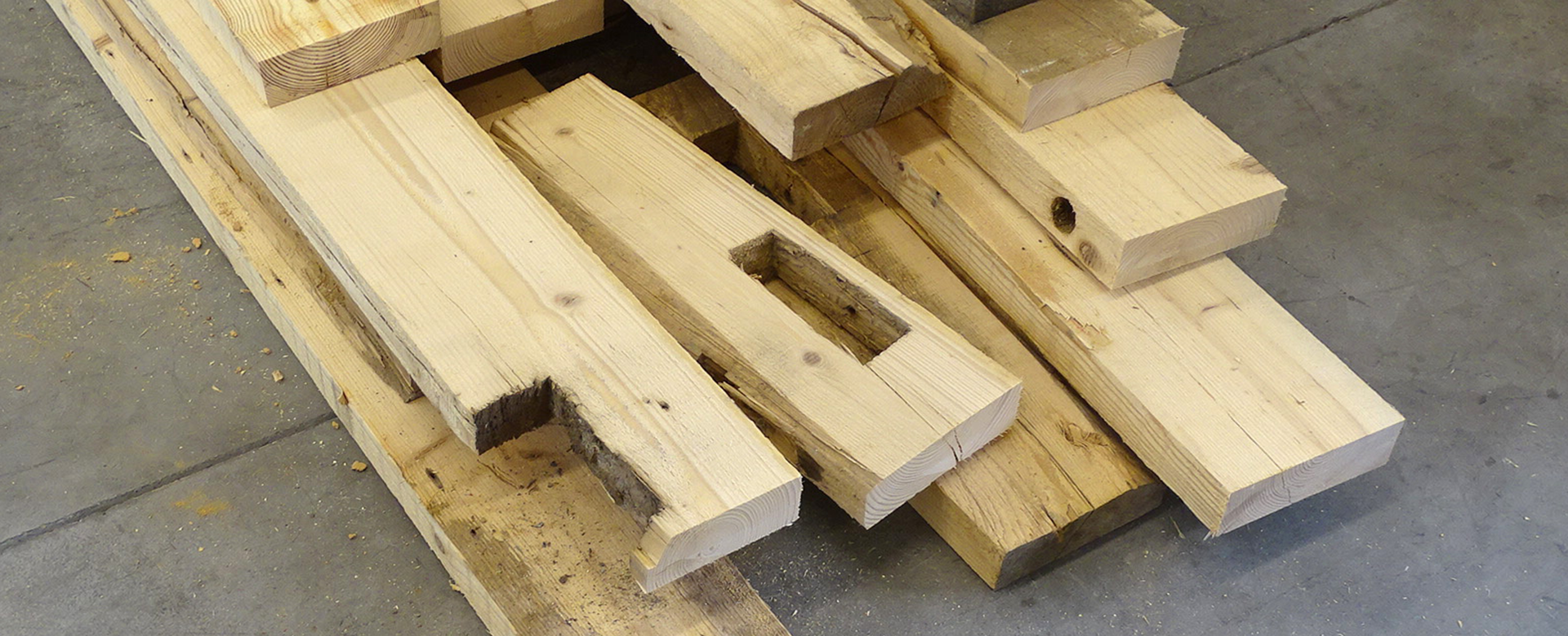 Stack of timber